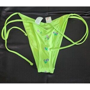 Aerie Freen Floral Cheekiest String Bathing Swim Suit Bottom Size XS NEW NWT